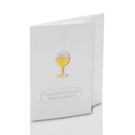 Pamiątka Pierwszej Komunii Świętej - Mini-Album Komunijny TS kielich - zestaw: 4 zdjęcia 15x21 - miniaturka - grafika 1