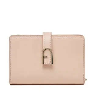 Duży Portfel Damski Furla Flow S Compact Wallet WP00401 BX2045 0496S Różowy - Portfele - miniaturka - grafika 1