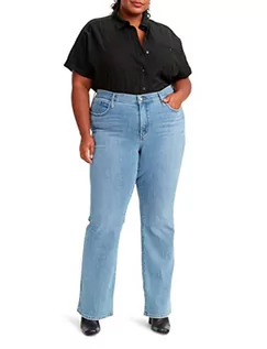 Koszulki i topy damskie - Levi's Damskie dżinsy 315 Plus Size modelujące buty, Lapis Topic Plus, L - grafika 1
