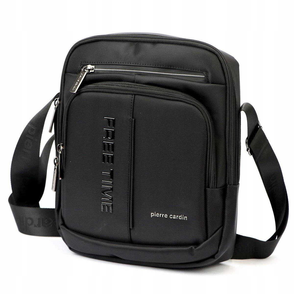 Pierre Cardin Męska Czarna Torba Na Ramię Saszetka Listonoszka