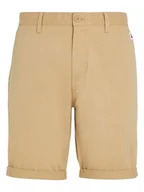 Spodenki męskie - Tommy Hilfiger Szorty w kolorze beżowym - miniaturka - grafika 1