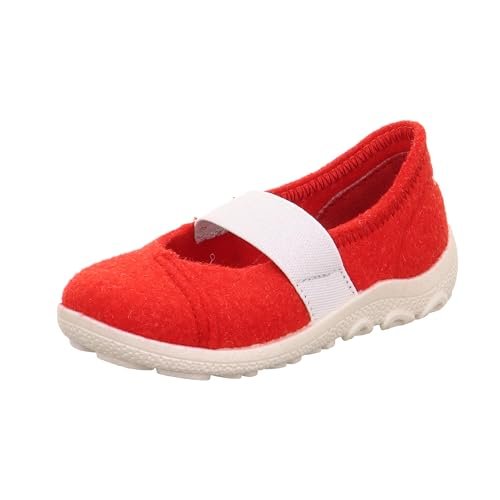 Superfit Happy OCTI Kapcie, czerwony/biały 5000, 27 EU szerokie, Czerwony, biały, 5000, 27 EU Weit