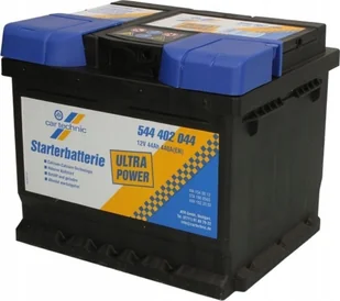 Akumulator CARTECHNIC 12V 44Ah/440A ULTRA POWER P+ biegun standardowy 207x175x175 B13 - stopka o wysokości 10 5 mm rozruchowy - Ładowarki i akumulatory - miniaturka - grafika 1