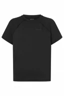 Koszulki sportowe damskie - Damska koszulka treningowa Marmot Windridge Short-Sleeve T-Shirt - czarna - MARMOT - miniaturka - grafika 1