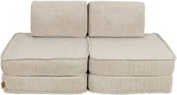Pocket Sofa Basic Aesthetic Ecru - MeowBaby - Fotele i pufy dla dzieci - miniaturka - grafika 1