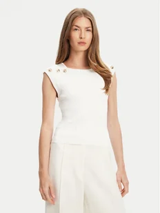 Guess Bluzka W5YR12 Z0130 Biały Regular Fit - Bluzki damskie - miniaturka - grafika 1