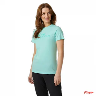 Koszulka damska HELLY HANSEN W The Ocean Race T-Shirt - Blue - Koszulki i topy damskie - miniaturka - grafika 1
