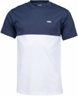 Koszulki dla chłopców - Vans COLORBLOCK WHITE/DRESS BLUES koszulka męska - L - grafika 1