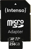 Karty pamięci - Intenso microSDXC 256GB C10 UHS-I Professional + Adapter 3433492 - miniaturka - grafika 1