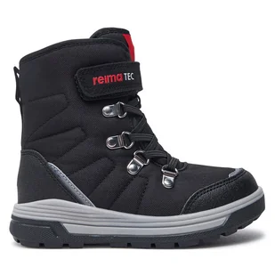 Śniegowce Reima Quicker 5400025A Czarny - Buty dla dziewczynek - miniaturka - grafika 1