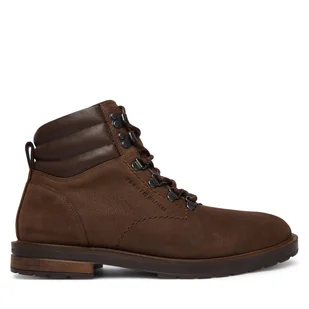 Trzewiki Tommy Hilfiger Cleated Hilfiger Wrm Hook Boot FM0FM05699 Brązowy - Botki męskie - miniaturka - grafika 1