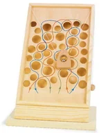 Akcesoria do gier planszowych - Small Foot by Legler do wspinaczki ścieżki/gry zręcznościowe z drewna pokrytego kolorowy narysowane ścieżek, zabawka rozwijająca sprawność ruchową może zostać umieszczona na każdej blat stołu 4603 - miniaturka - grafika 1