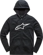 Bluzy męskie - Alpinestars Bluza z kapturem ALPINESTARS AGELESS II ZIP HOODIE, Black/White Rozmiar: XXL - miniaturka - grafika 1