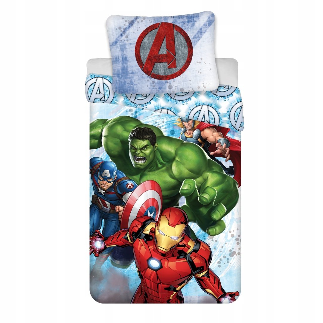 Pościel dziecięca Avengers - Bohaterowie Marvela w akcji!
