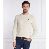 Swetry męskie - POLO RALPH LAUREN Wełniany sweter Slim Fit z dodatkiem kaszmiru - miniaturka - grafika 1