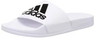 Klapki i japonki męskie - adidas Adilette Shower Slides Men, biały UK 11 | EU 46 2022 Klapki i sandały kąpielowe - miniaturka - grafika 1