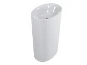 Umywalki - Miraggio Lowa Umywalka wolnostojąca 50x35 cm Mirasoft biały mat 8813616 - miniaturka - grafika 1