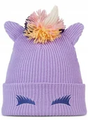 Czapki dla dzieci - Buff Knitted Beanie Czapka dziecięca jednorożec Fun Unicorn Grape Ice - miniaturka - grafika 1