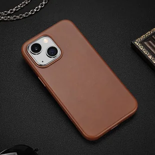Dux Ducis Naples etui iPhone 14 Plus magnetyczny skórzany pokrowiec MagSafe brązowe - Etui i futerały do telefonów - miniaturka - grafika 7