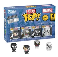 Figurki dla dzieci - funko pop! spider-man bitty pop 4 pack 2.5cm venom spider-man anti - miniaturka - grafika 1