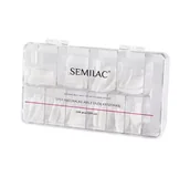 Sztuczne paznokcie i akcesoria - Tipsy clear kwadratowe w pudełku kieszonka 500 - miniaturka - grafika 1