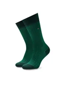 Skarpetki męskie - Tommy Hilfiger Skarpety Wysokie Męskie 701230606 Zielony - miniaturka - grafika 1