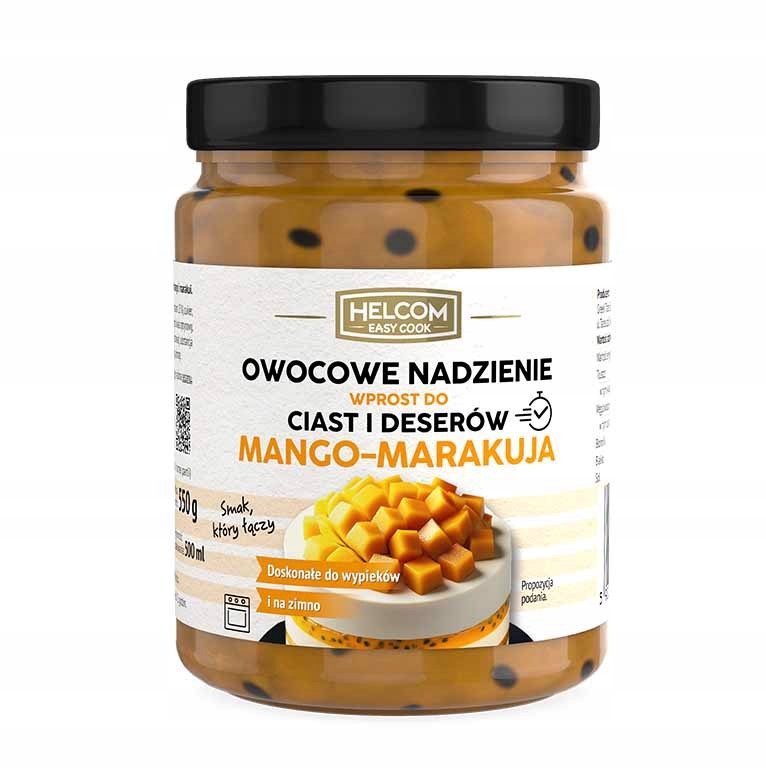 Helcom Owocowe nadzienie wprost do ciast i deserów mango-marakuja 550 g