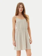 Sukienki - Vero Moda Sukienka letnia Mymilo 10303689 Beżowy Regular Fit - miniaturka - grafika 1