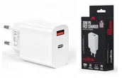 Ładowarki do telefonów - ŁADOWARKA SIECIOWA SZYBKA 30W Quick Charge USB PD USB-C UNIWERSALNA - miniaturka - grafika 1