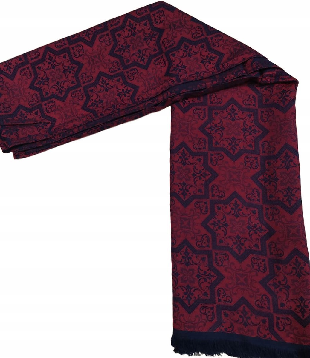 SZAL damski z frędzlami BAWEŁNIANY