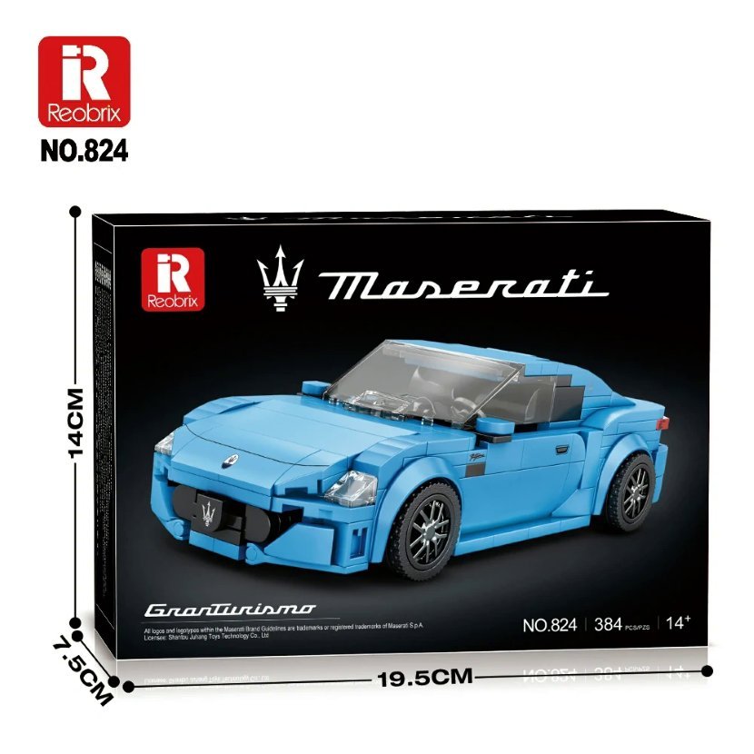 824 Maserati GranTurismo 2024 Blue (384pcs)