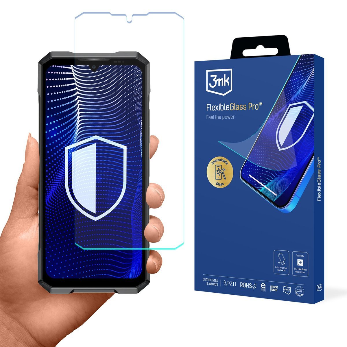 Szkło hybrydowe na ekran do Doogee Blade GT - 3mk FlexibleGlass Pro