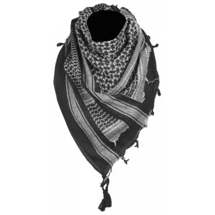 Chusta Arafatka Mil-Tec - Czarna / Biała - Odzież taktyczna i umundurowanie - miniaturka - grafika 1