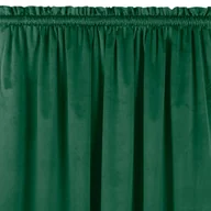 Zasłony - Zasłona VILA kolor butelkowa zieleń styl klasyczny tunel 5 cm z grzywką 3 cm velvet 200x270 homede - CURT/HOM/VILA/VELVET/TUNNEL - miniaturka - grafika 1