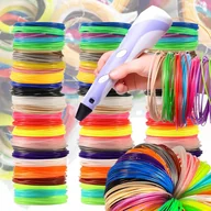 Filamenty i akcesoria do drukarek 3D - CoolStaff Wkłady Do Długopisu 3D Pen Zestaw Dla Dzieci Filament Kolory 300m - miniaturka - grafika 1