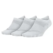 Skarpetki damskie - Nike damskie 3-pak lekkie skarpety treningowe White/Wolf Grey S - miniaturka - grafika 1
