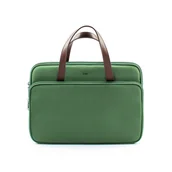 Torby na laptopy - JCPAL Milan Briefcase Sleeve Olive torba na laptopa 13/14 - miniaturka - grafika 1