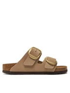 Klapki i japonki damskie - Birkenstock Klapki Arizona Big Buckle 1024064 Beżowy - miniaturka - grafika 1