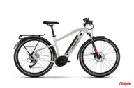 Rowery elektryczne - Haibike Trekking 4 High 27,5 cala Męski Biały 2022 - miniaturka - grafika 1