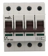 Bezpieczniki elektryczne - Bemko Rozłącznik izolacyjny 4P 63A A10-R7-4P-063 - miniaturka - grafika 1