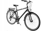 Rowery - Rower 28 Kands Travel-X ALTUS czarno-biały M19 r22 - miniaturka - grafika 1