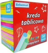 Kreda - Schemat Kreda tablicowa 50szt kolor - miniaturka - grafika 1