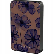Powerbanki - Burga Powerbank indukcyjny Magnetic Gunmetal Velvet Night, magnetyczny do MagSafe, Qi, USB-C, PD, 20W, 5000mAh + kabel USB-C, brązowo-granatowy - miniaturka - grafika 1