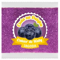 Cukier i słodziki - Cukier  JAGODA Jagodowy 100g saszetka - miniaturka - grafika 1