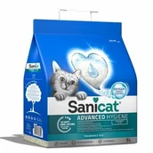 Żwirek dla kotów - Sanicat Advanced Hygiene, żwirek, dla kotów, 5l, bezzapachowy - miniaturka - grafika 1