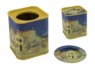 Puszka - V. van Gogh, Żółty dom (CARMANI) - Pojemniki kuchenne - miniaturka - grafika 1