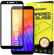 Szkła hartowane na telefon - Wozinsky super wytrzymałe szkło hartowane Full Glue na cały ekran z ramką Case Friendly Huawei Y5p czarny - miniaturka - grafika 1