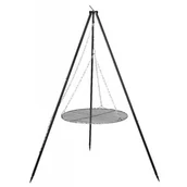 Ruszty - Farmcook Grill ogrodowy na trójnogu z rusztem ze stali nierdzewnej 60 cm - miniaturka - grafika 1