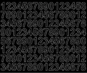 Dekoratorstwo - Cyfry samoprzylepne 2 cm czarne matowe - miniaturka - grafika 1