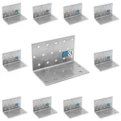 Inne mocowania - KM7 KĄTOWNIK MONTAŻOWY ŁĄCZNIK 80x80x40 10szt - miniaturka - grafika 1